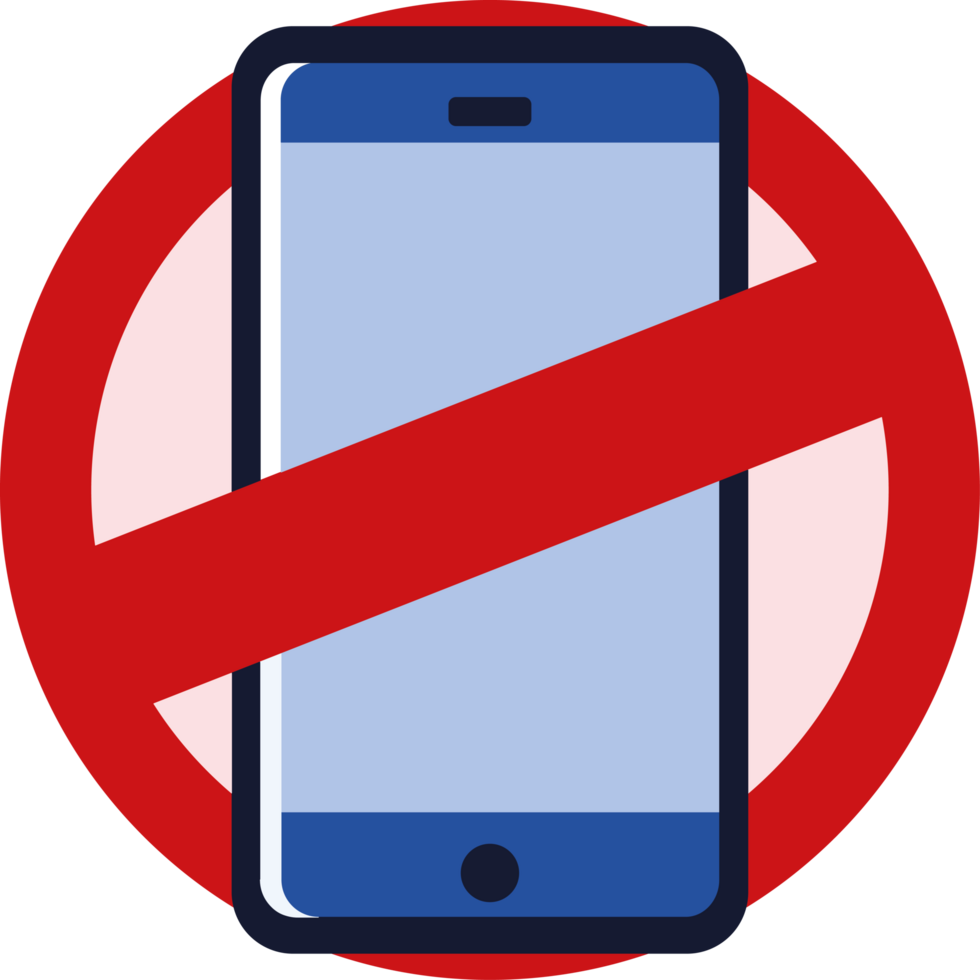 forbidden use smartphone sign png