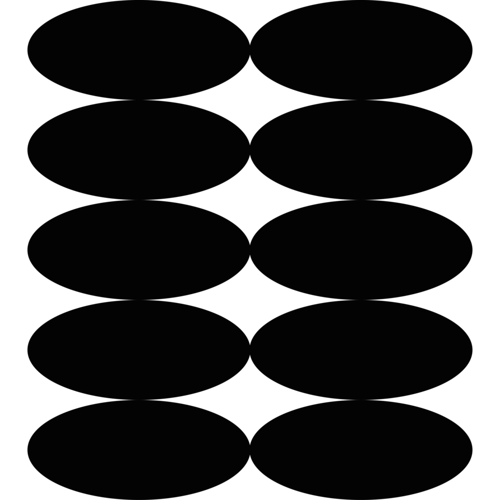 black oval pattern geometric shape png