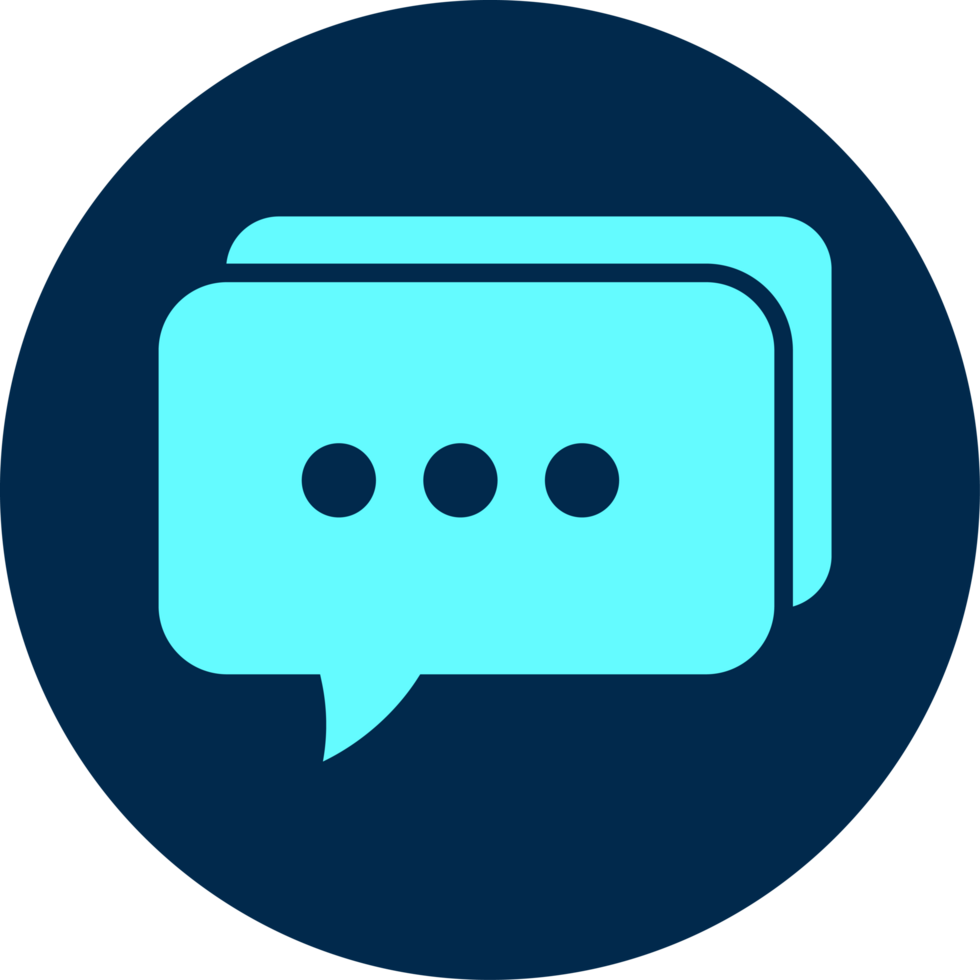 chat web and social media design png