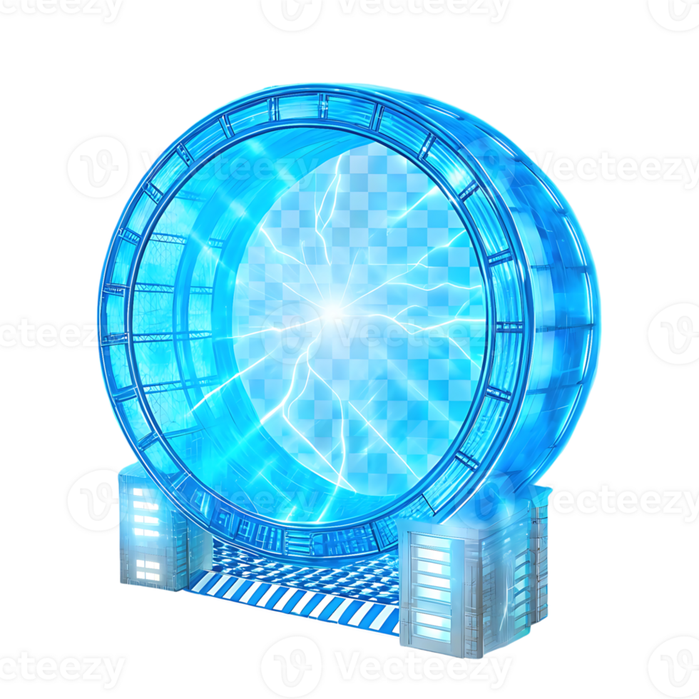 Futuristic Time Travel Portal Energy Warp Drive Science Fiction Technology png