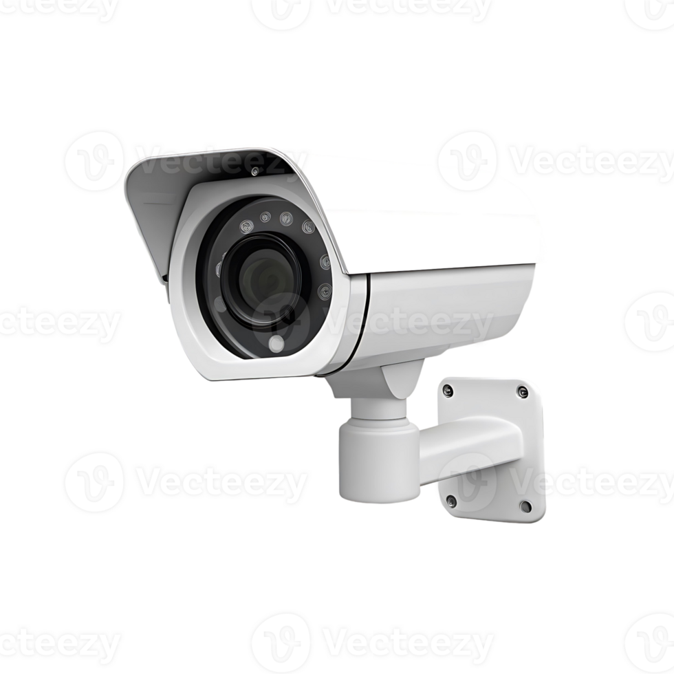 High Definition Security Surveillance Camera System Outdoor CCTV Dome Camera with Weatherproof Housing and Wall Mount Bracket png