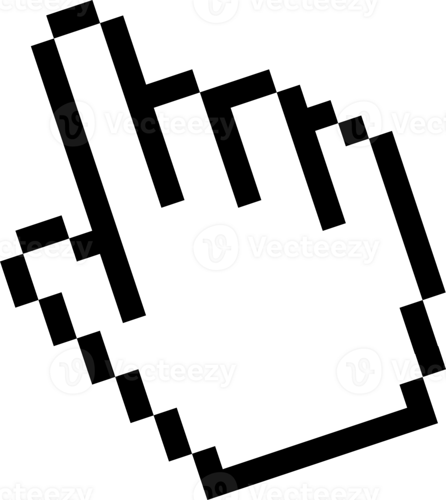 Cursor icon hand flat style cool png