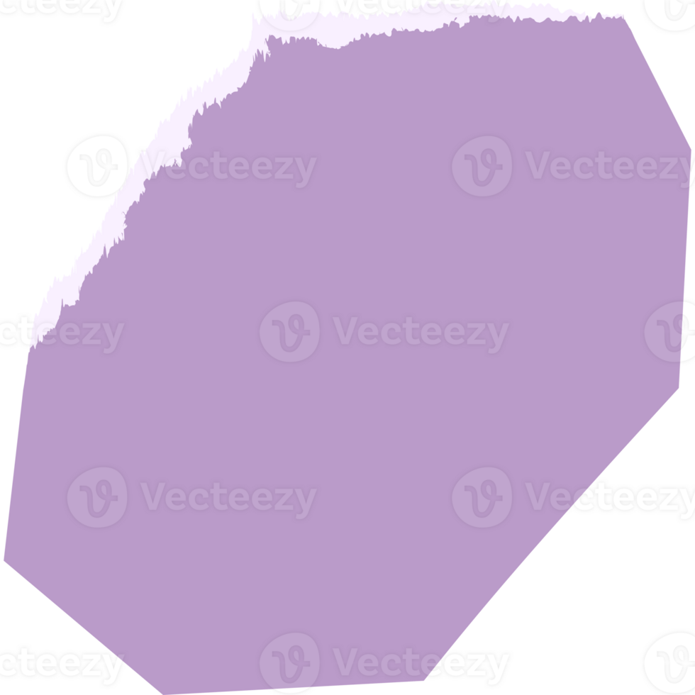 Torn paper scraps color style 17 png