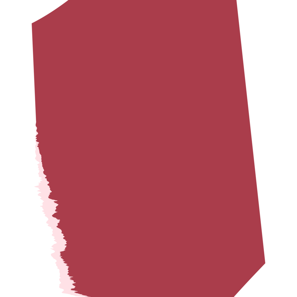 Torn paper scraps red color style 14 png