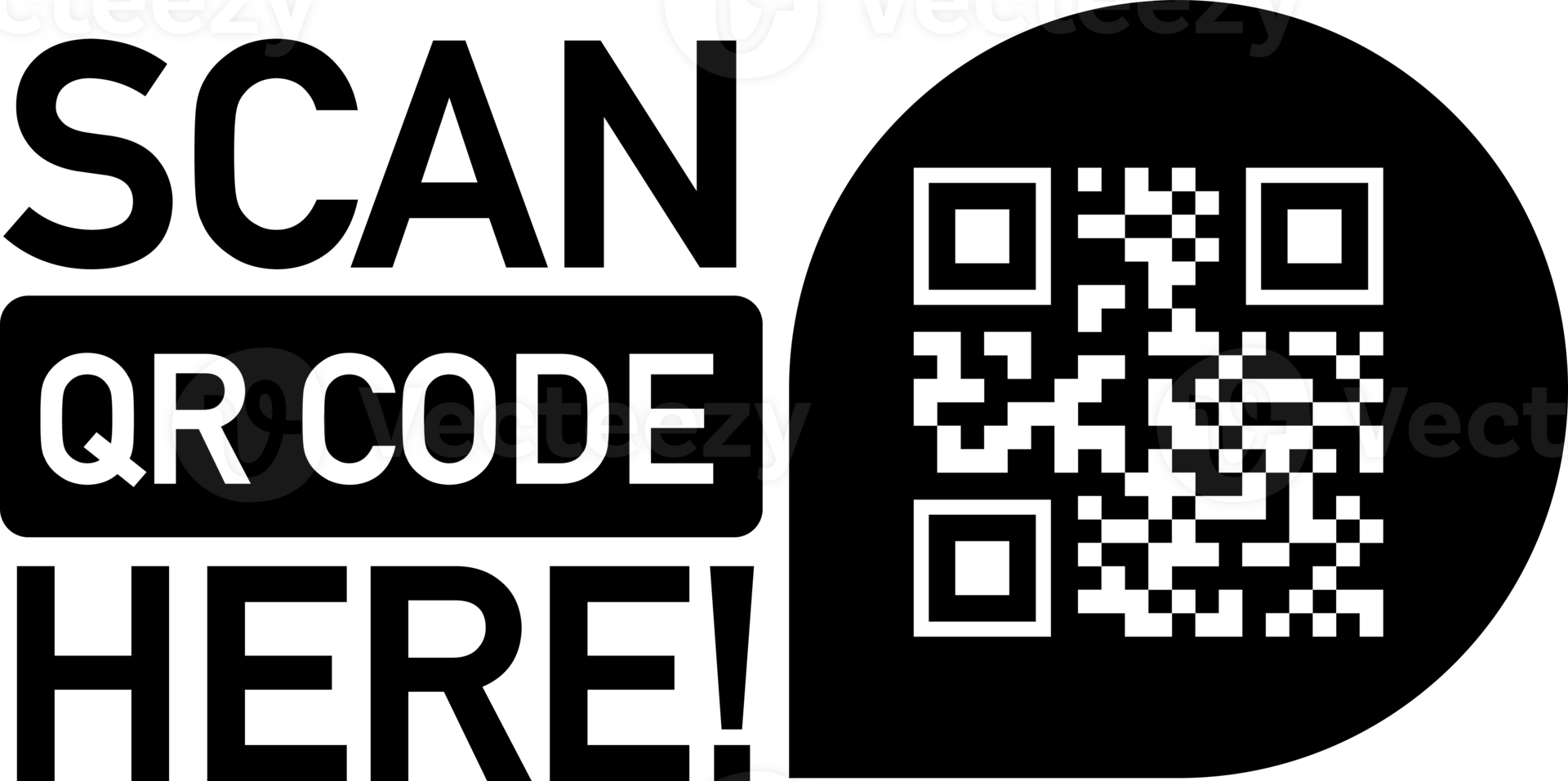 QR code scan icon black color 6 png