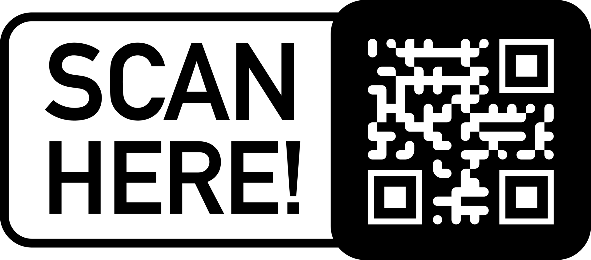 QR code scan icon black color 7 png