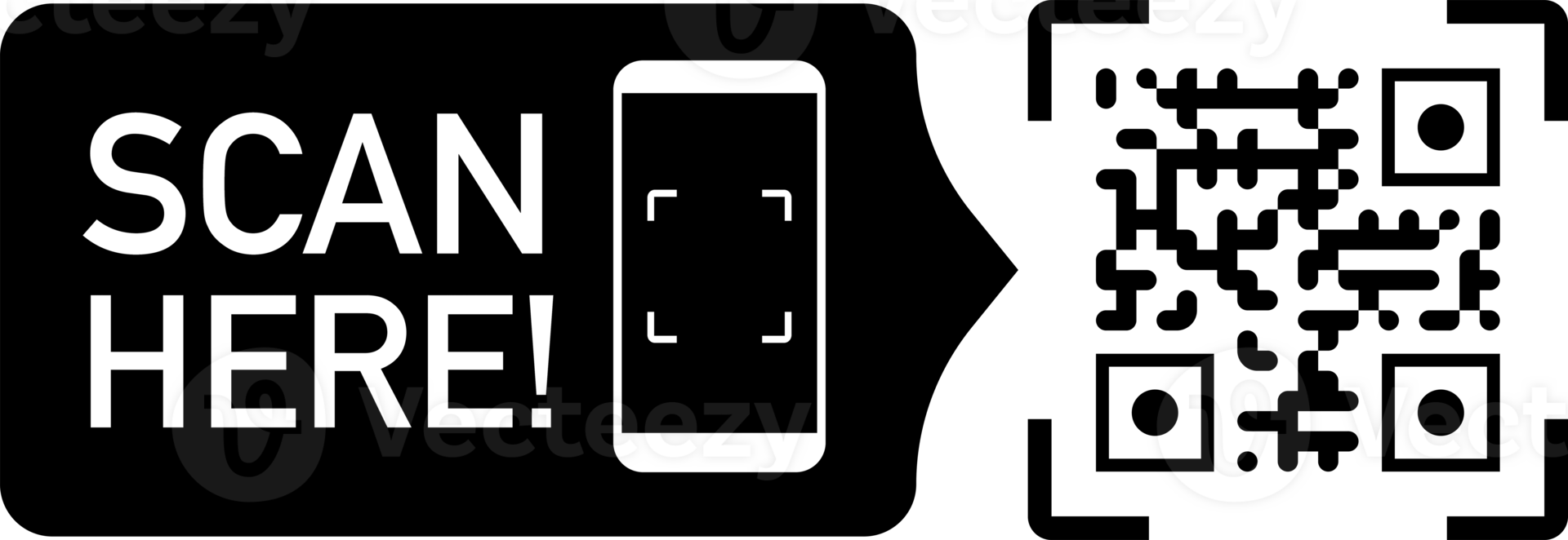 QR code scan icon black color 1 png