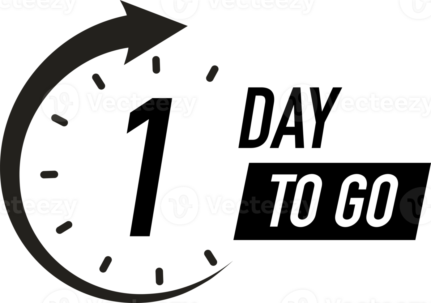 1 days to go timer label color style 2 png