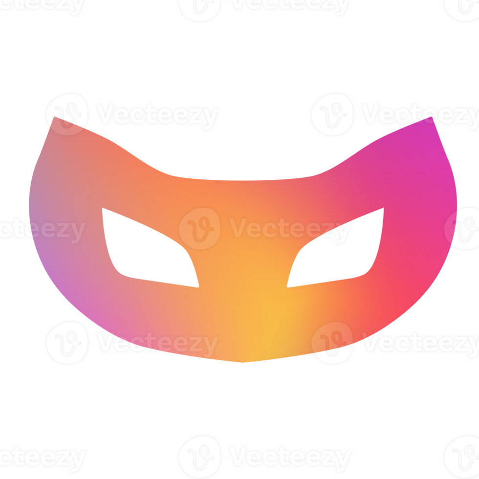Carnival mask modern gradient style 1 png