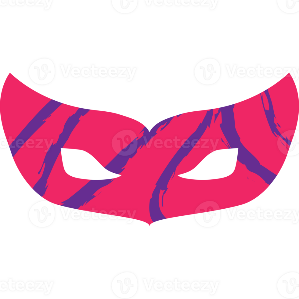 Carnival mask color texture decoration style for party png