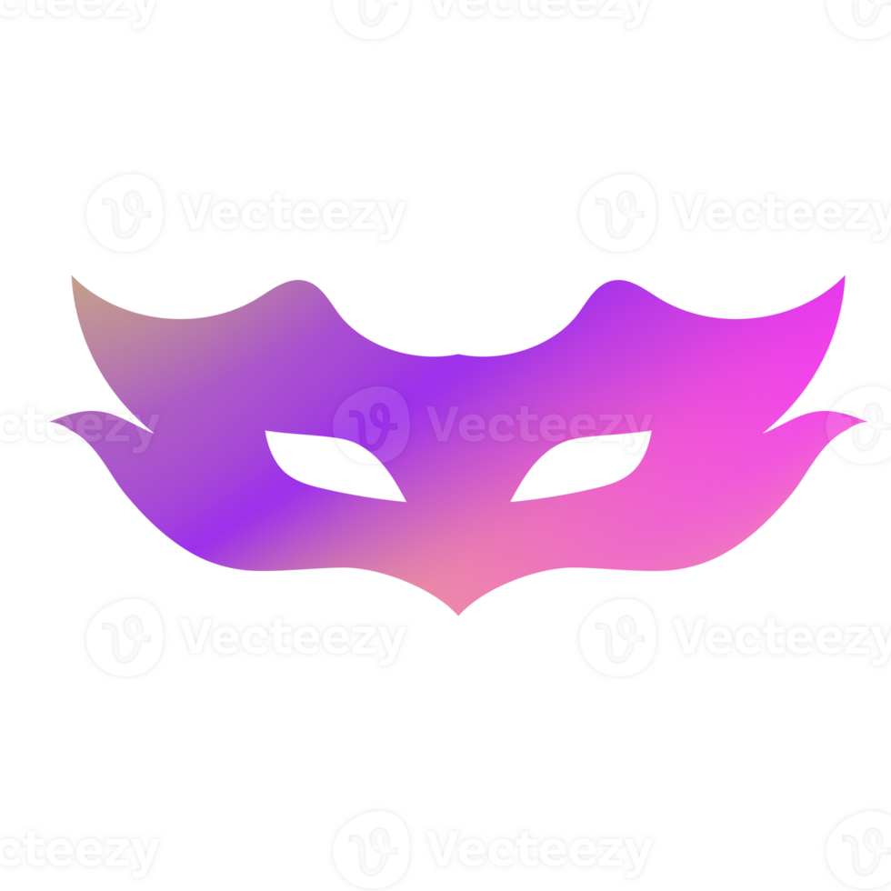 Carnival mask modern gradient style 2 png