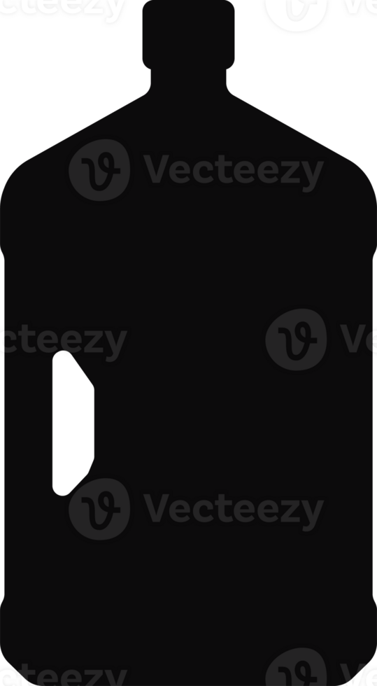 Vine bottle icon black color for plastic recycling sign png