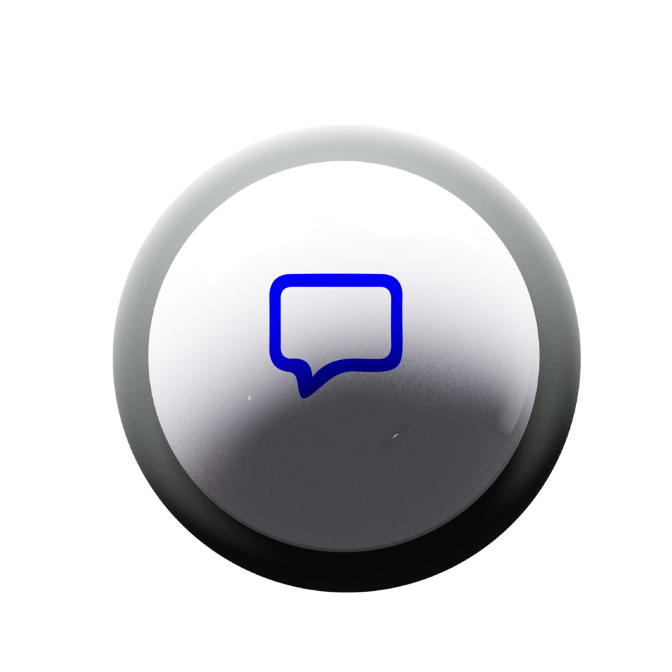 Speech bubble button png