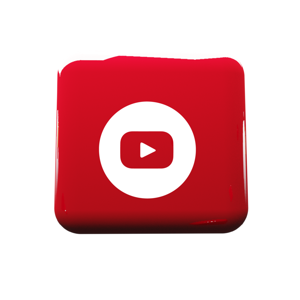 Youtube logo red png
