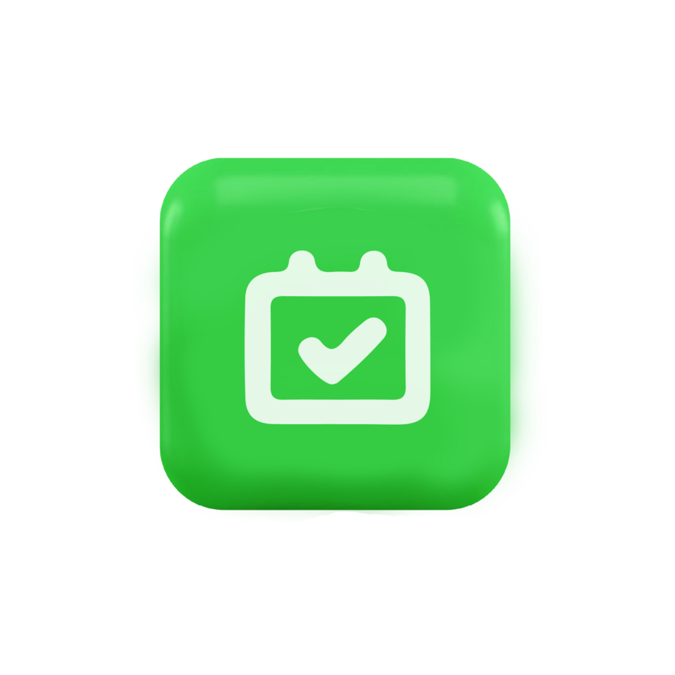 A green check mark icon on a black background png