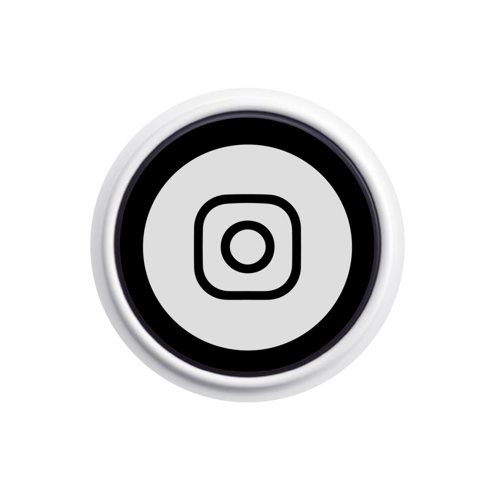 Instagram icon on circle png