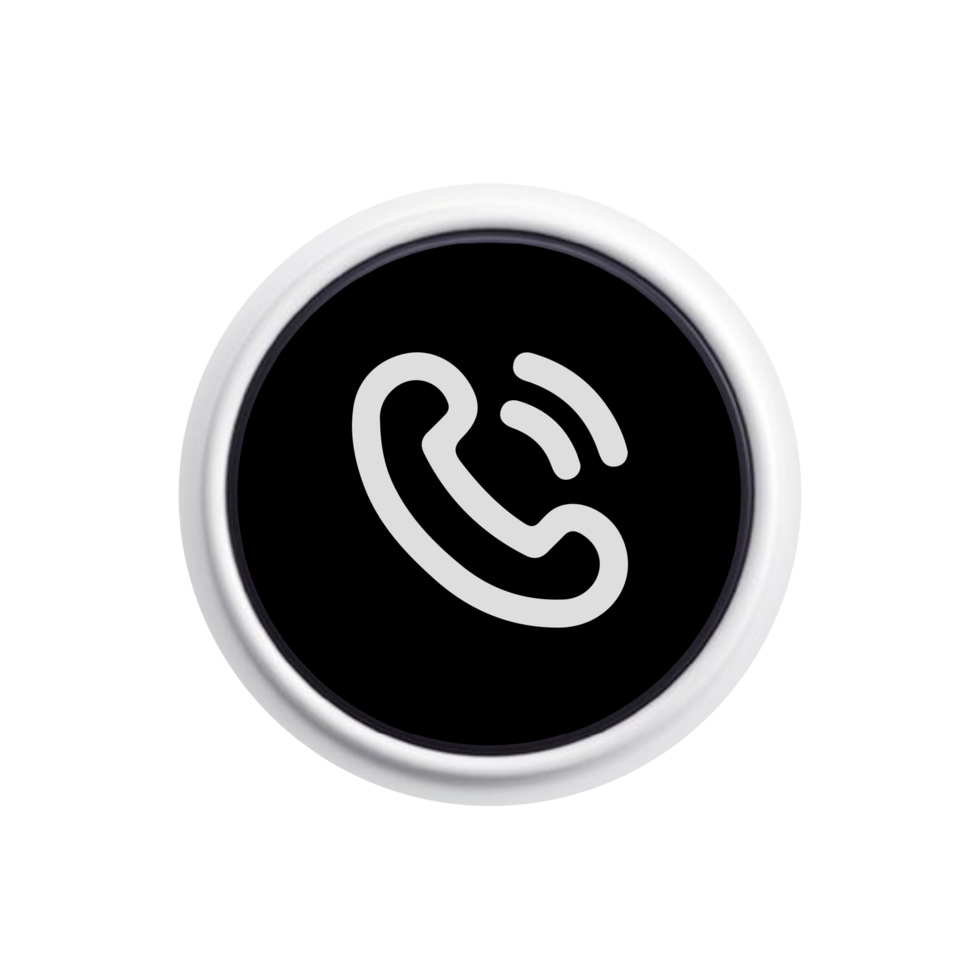 Phone icon on circle png