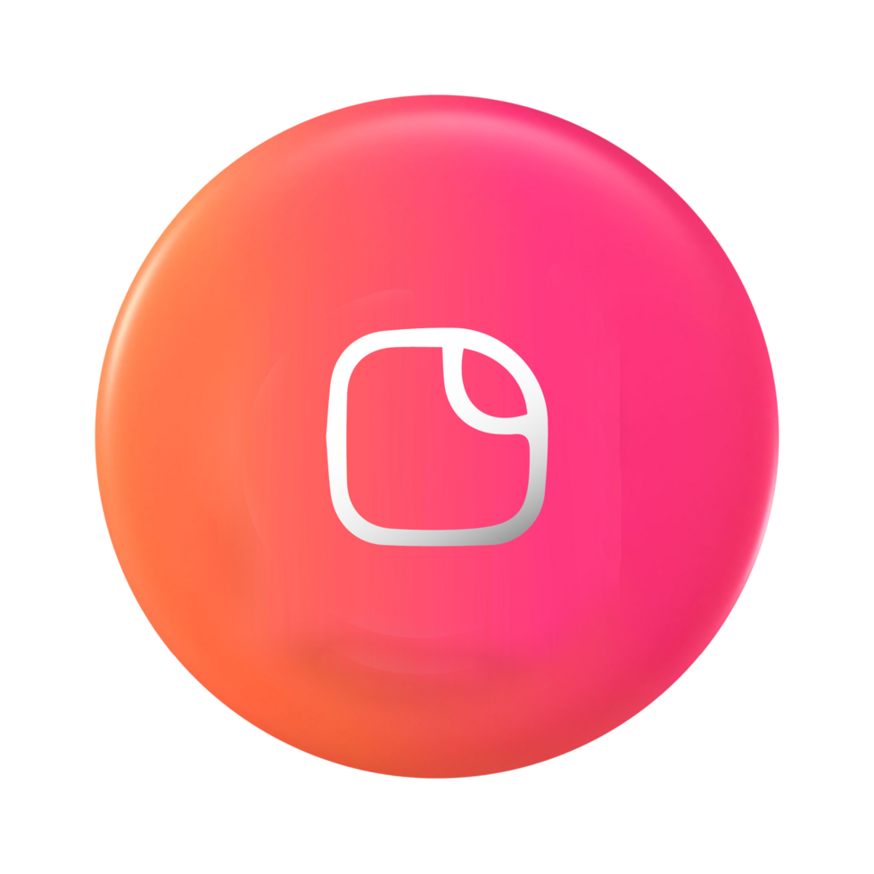 Document icon white on pink shape png