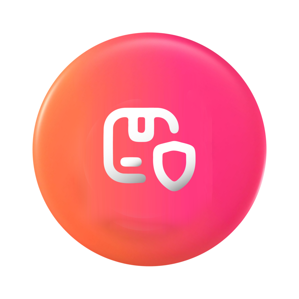 Document icon on pink circle png