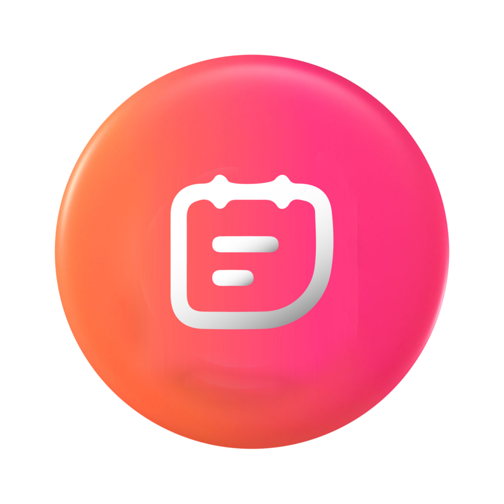 A pink and orange button with the word 'calendar' on it png