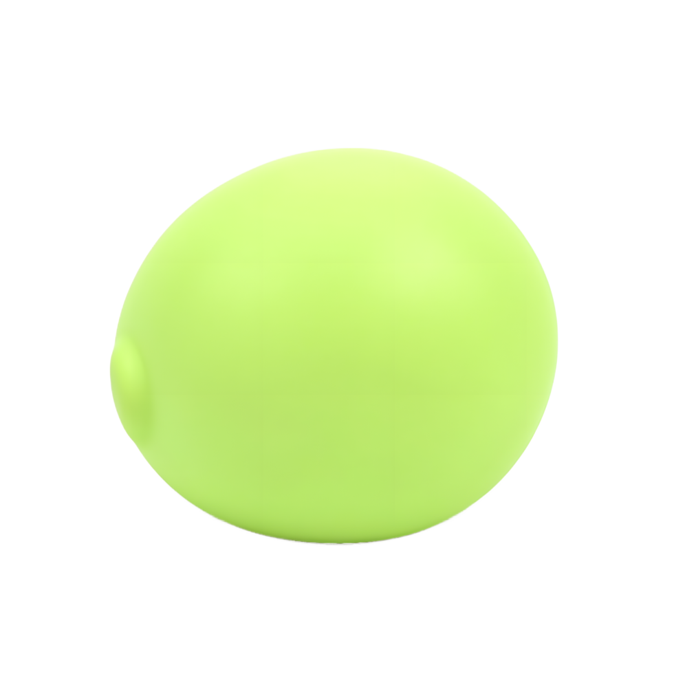 Single Green Pea Closeup Studio Shot png
