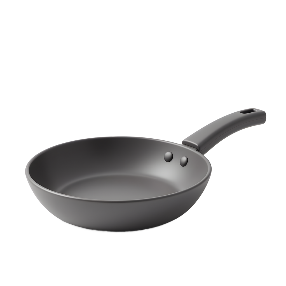 Non-Stick Frying Pan Kitchen Cookware Grey png