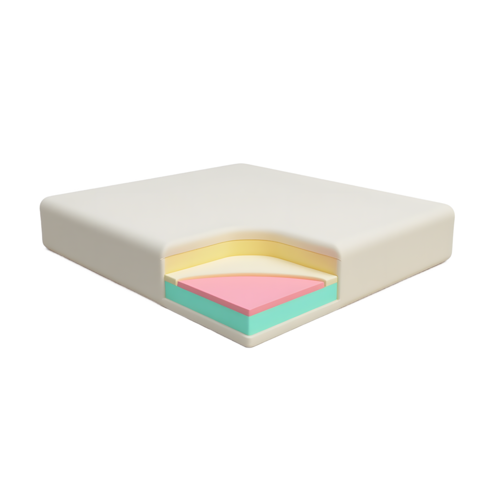 Mattress Layers Cross Section View Multi Layer Foam png