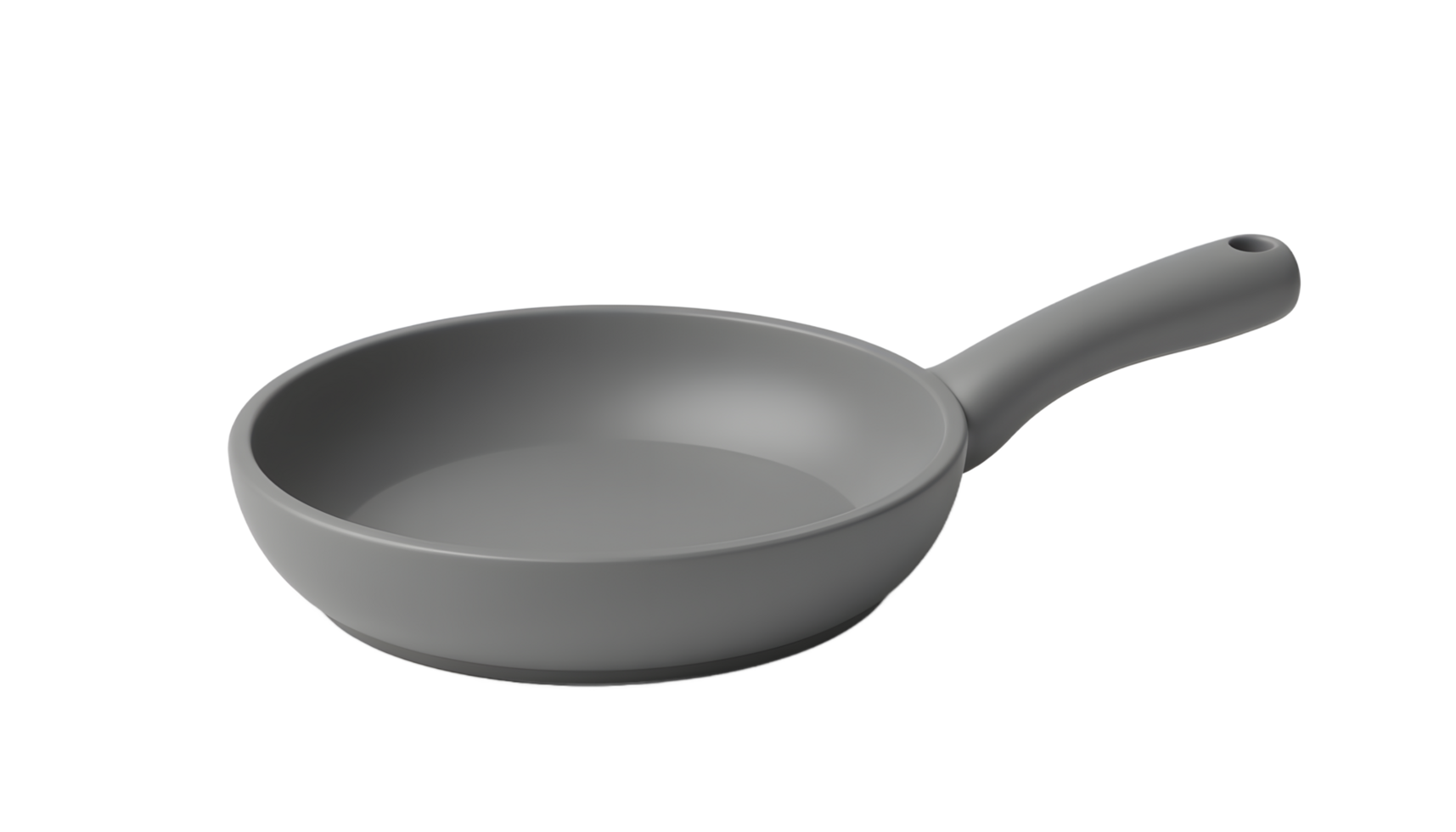 Stylish Grey Non-Stick Frying Pan for Kitchen png