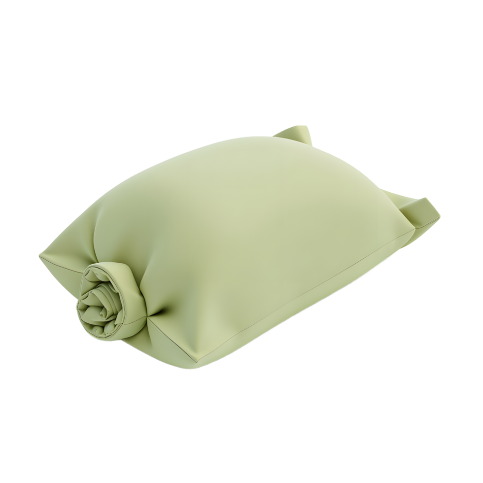Soft Sage Green Pillow Mockup for Design png
