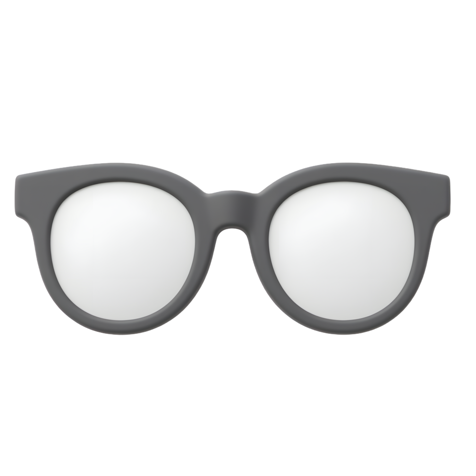 Stylish Gray Round Eyeglasses Modern Frames Prescription Glasses png