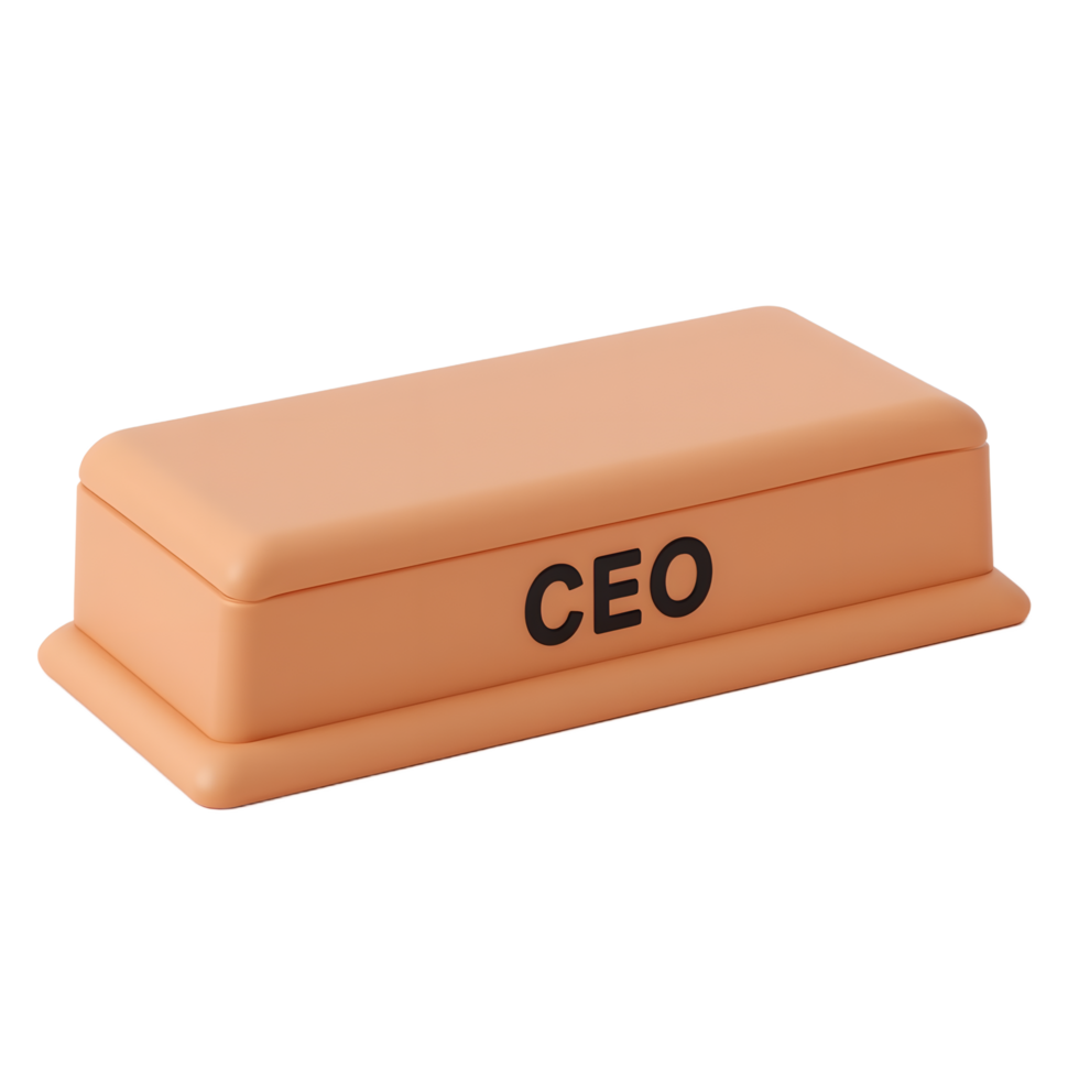 CEO Box Modern Peach-Colored Executive Gift png
