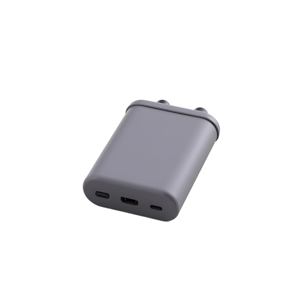 Portable Dual USB-C Power Bank Charger png