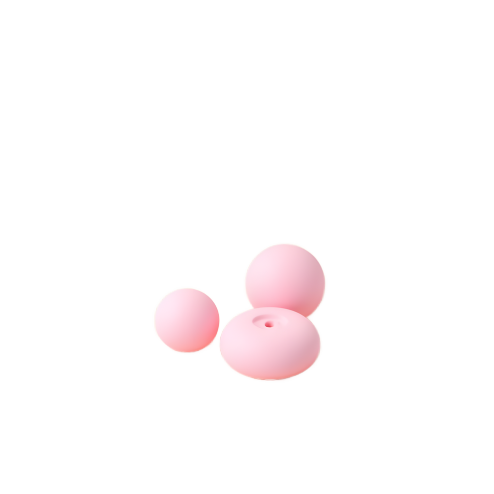 Pink Geometric Shapes Minimalist Still Life Photography png