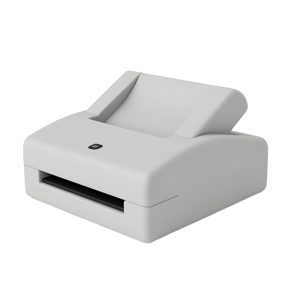 Compact White Thermal Printer for Home Office and Small Business png