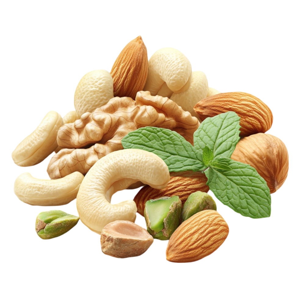 Assorted Nuts Mix Almonds Cashews Hazelnuts png