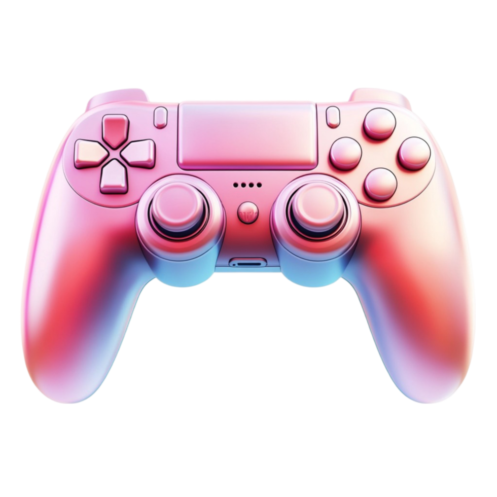 Pink Gradient Gaming Controller png