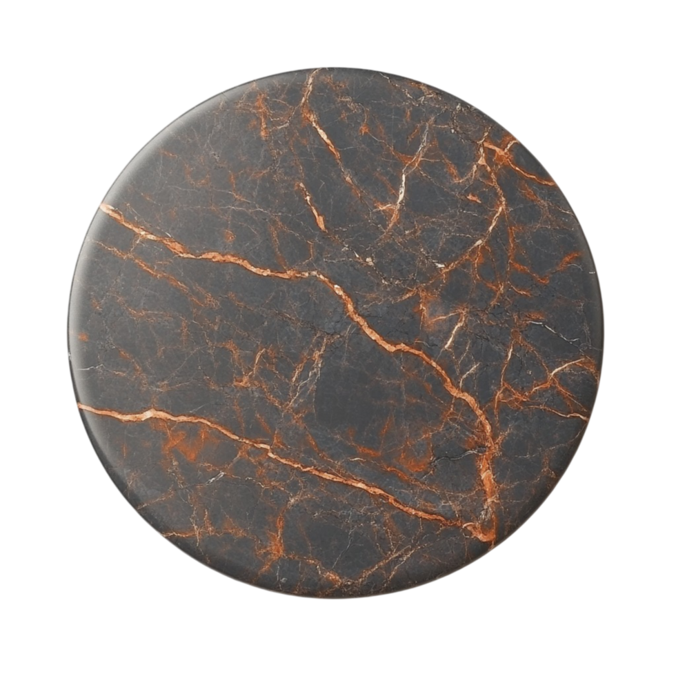 Black and Gold Marble Round Table Texture png