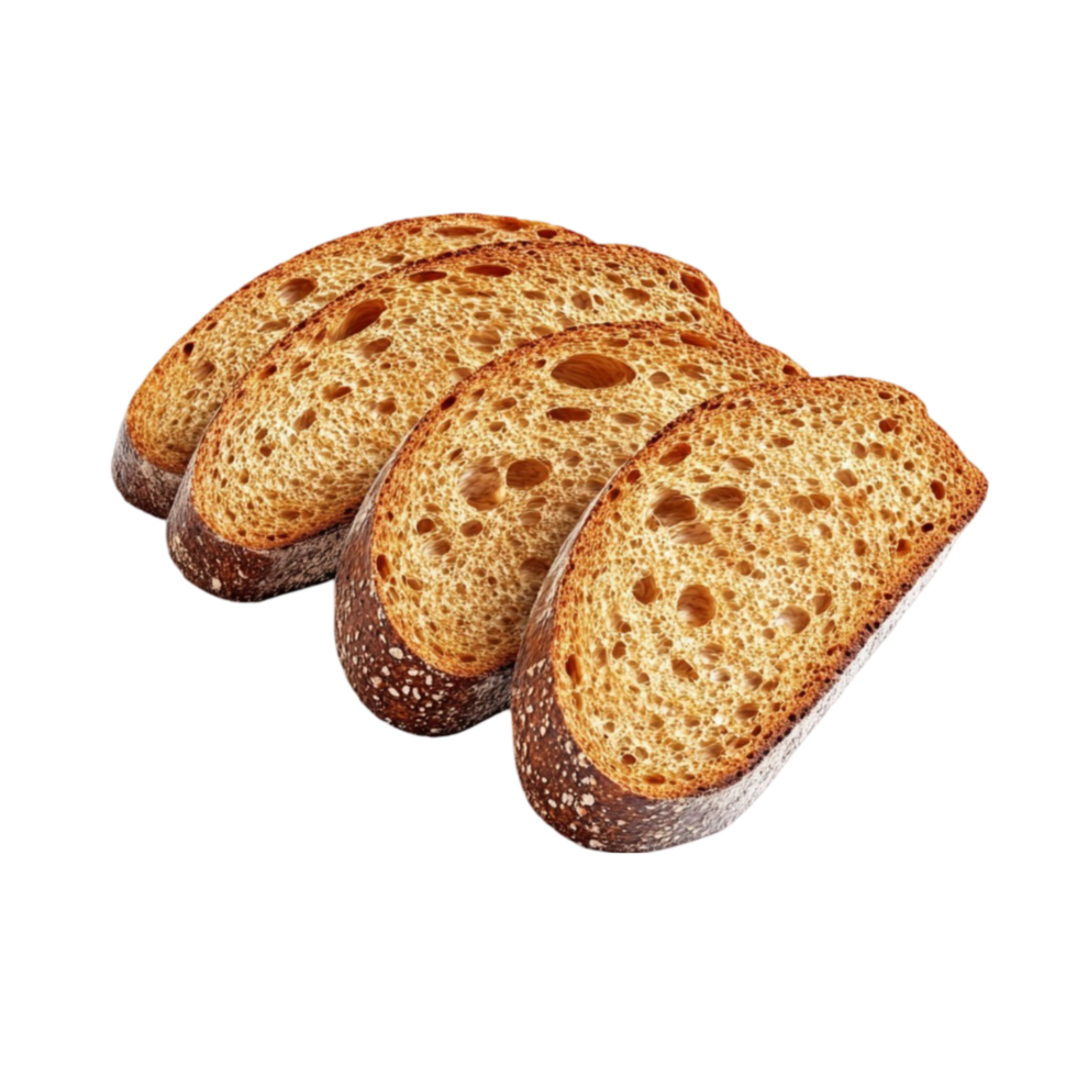 Sliced Brown Bread with Seeds png