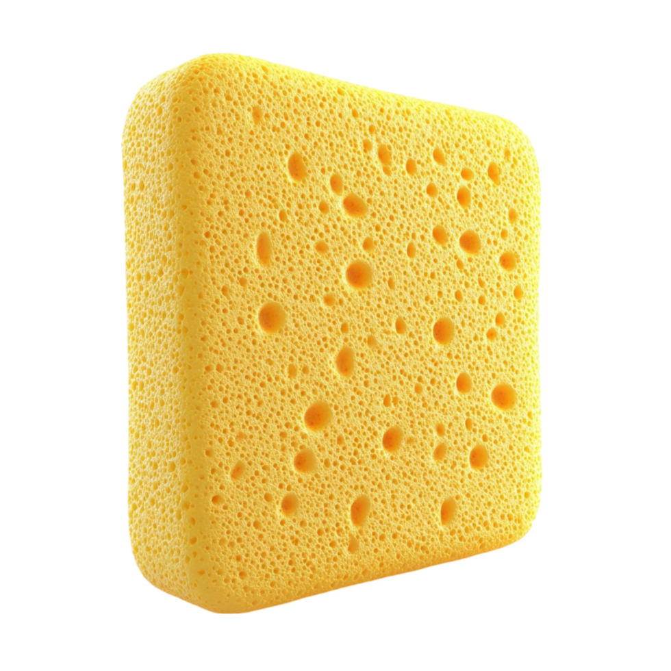 Square Cheese Block with Holes png
