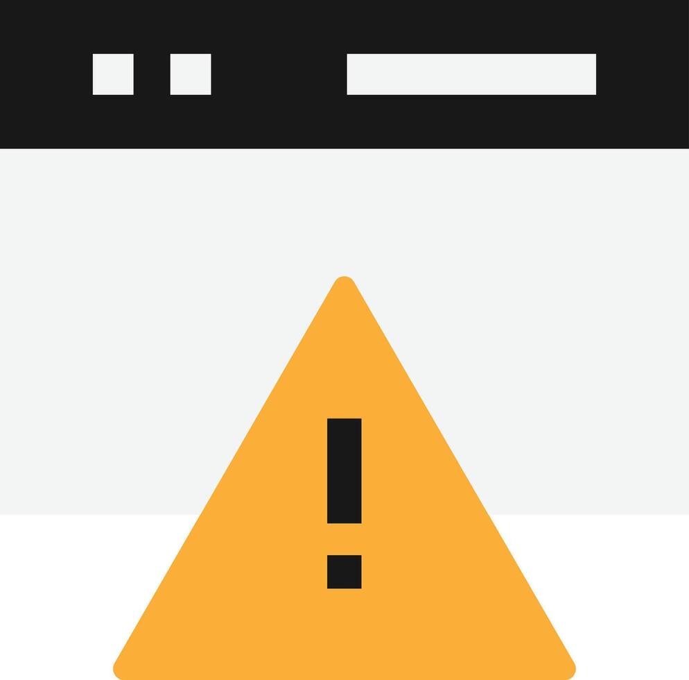 Tech Warning Error Danger vector