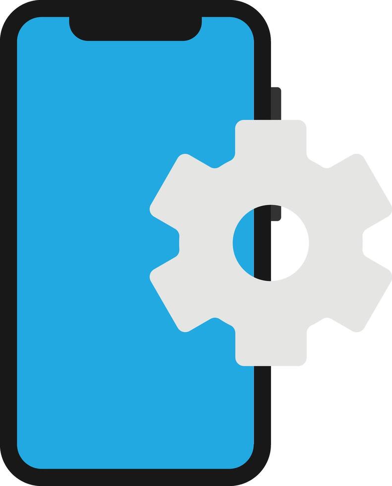 Tech Settings Cog Configuration vector