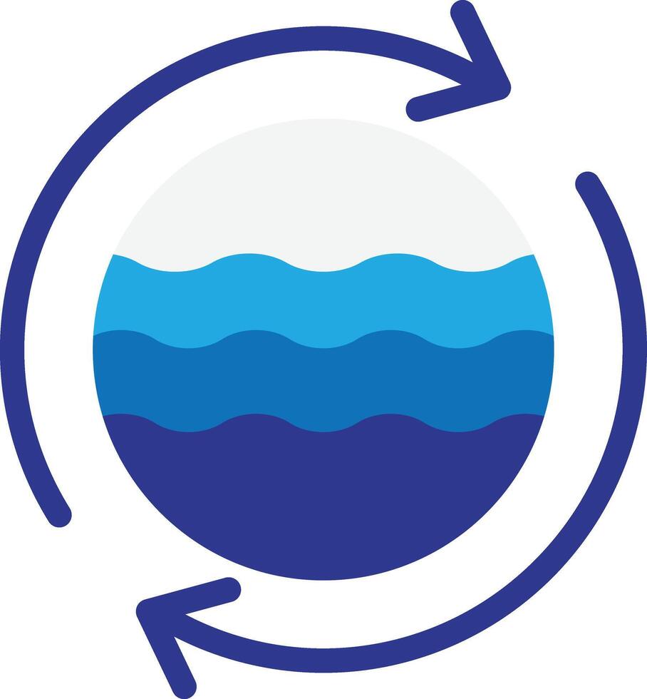 Water Ecology World vector