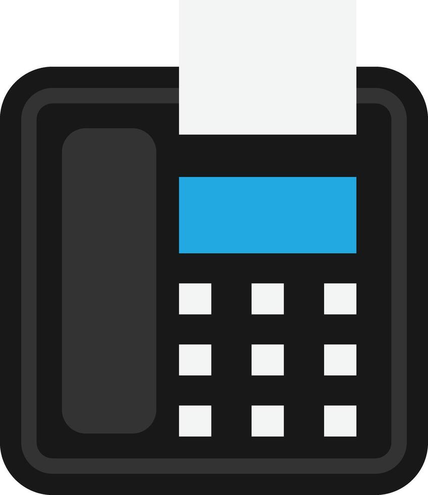 Fax Calling Technical vector