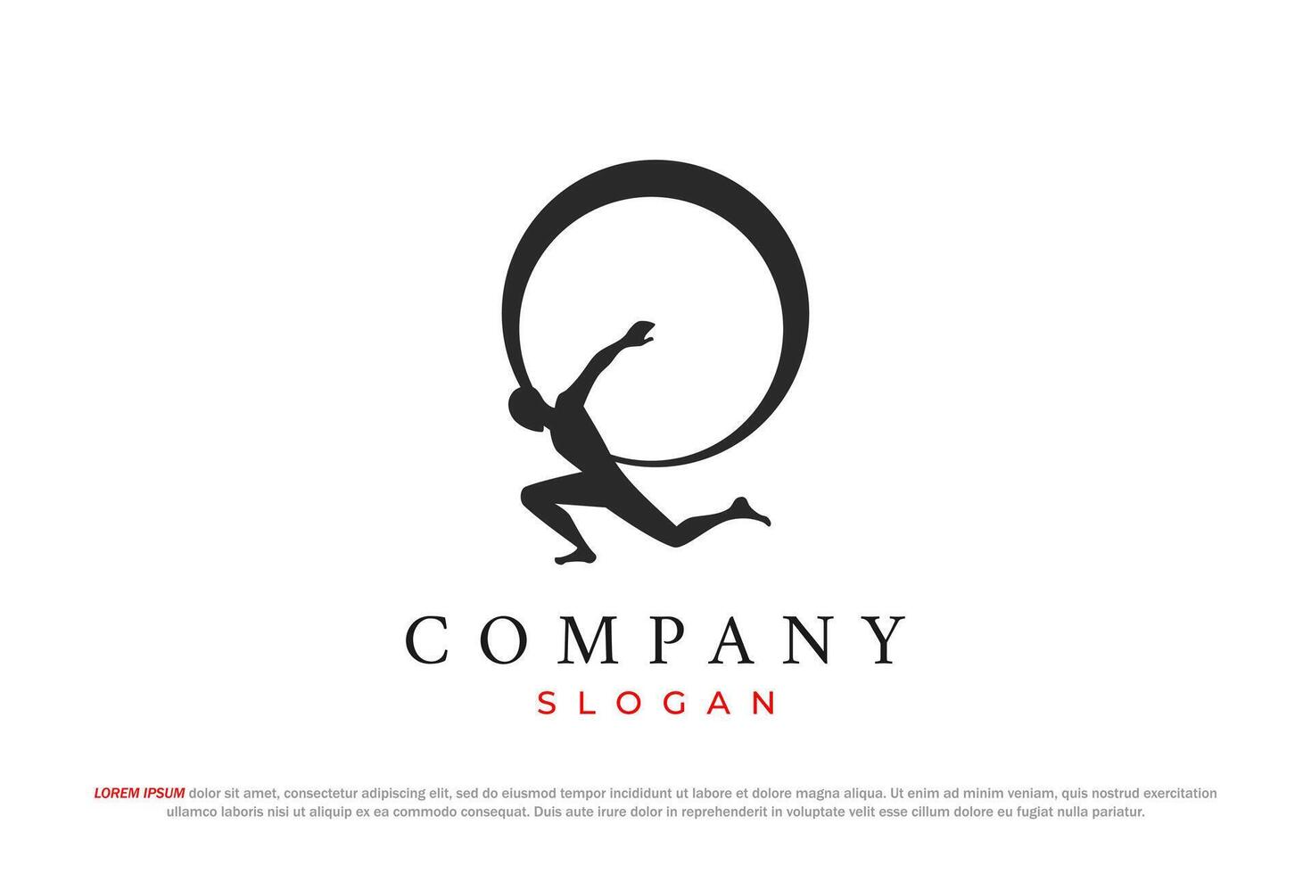 modern atlas minimal logo design vector