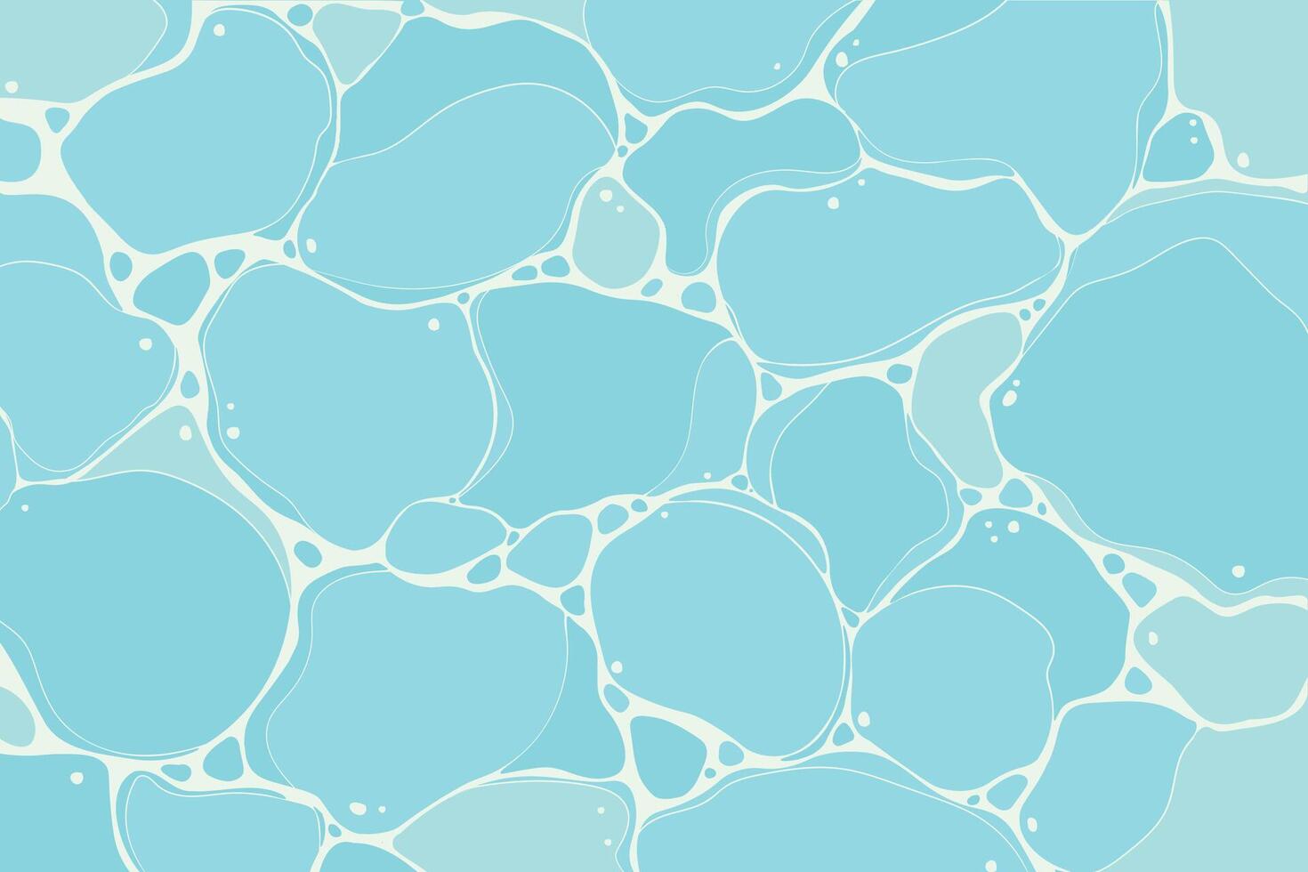 Ocean Blue water surface with wave texture background vector