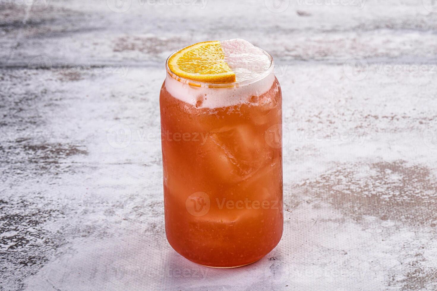 Sweet cold freshness orange lemonade photo