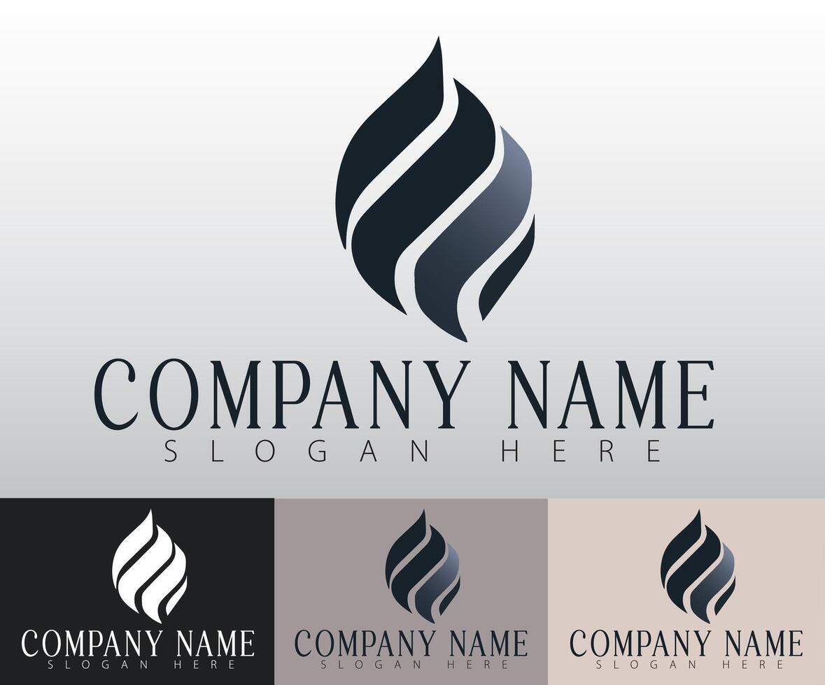 The fluid and dynamic shape of the flame creates a sense of movement and intensity. vector
