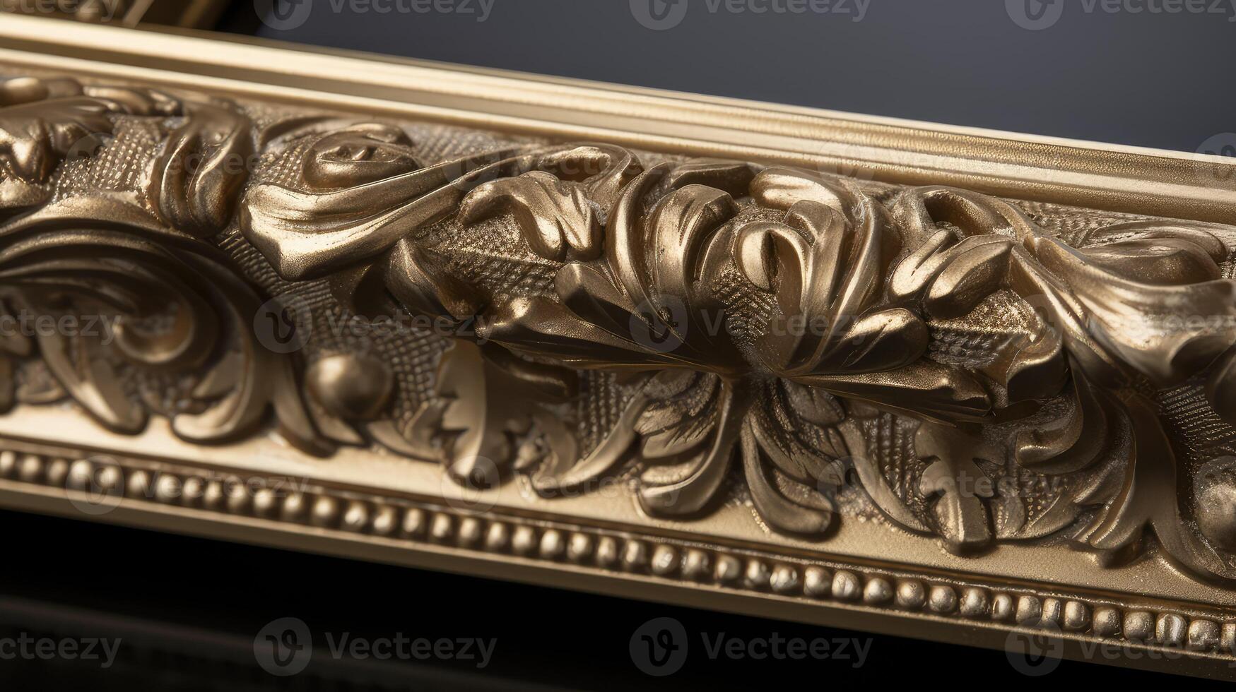 ornate gold slot frame photo