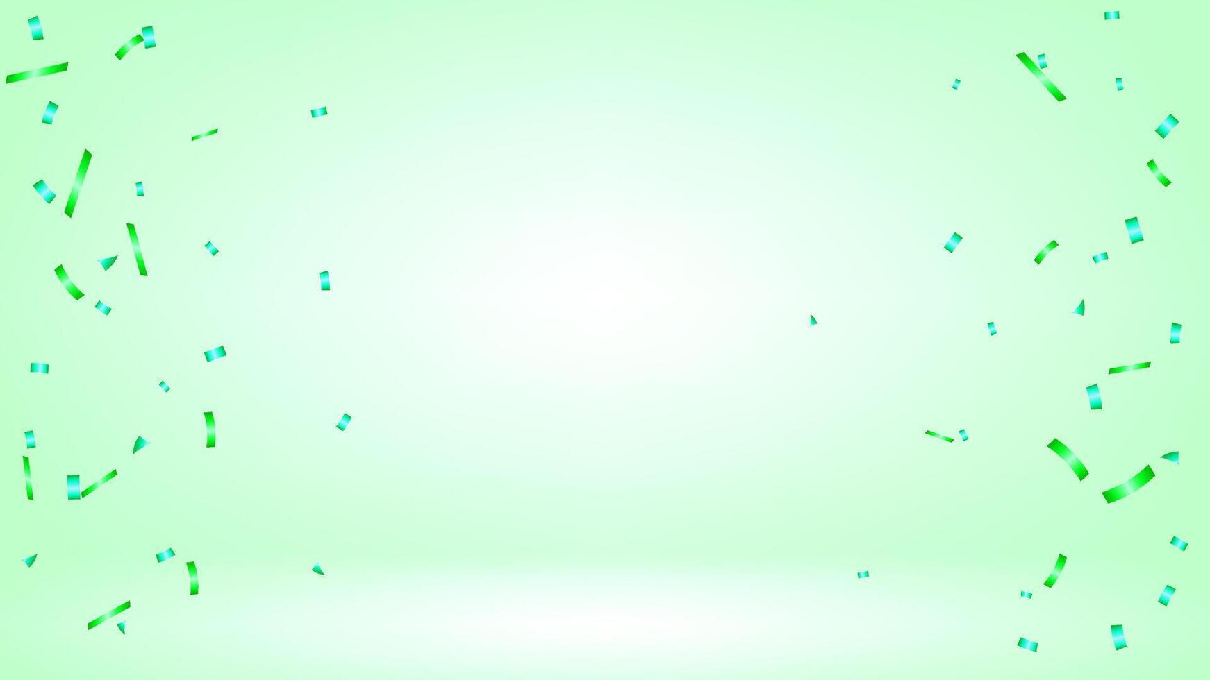Fashion stage showcase mockup scene, Minimal backdrop green light color vector