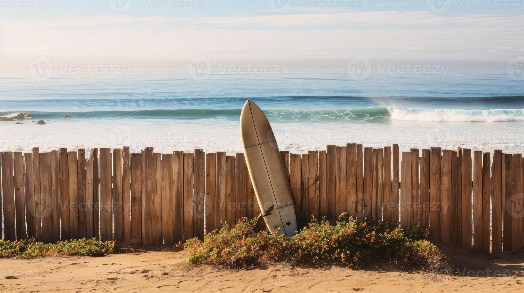 craftsmanship wooden surfboard photo